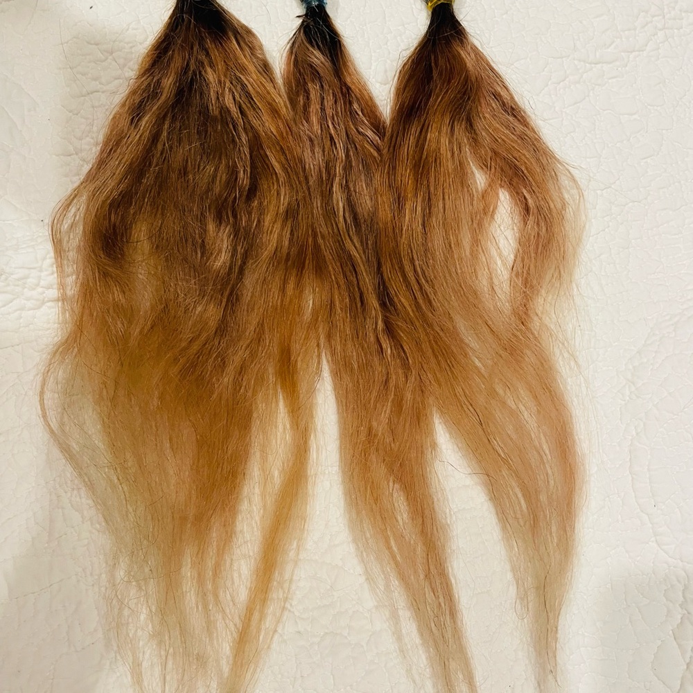 Donna Bella Honey blonde Itip extensions 16"